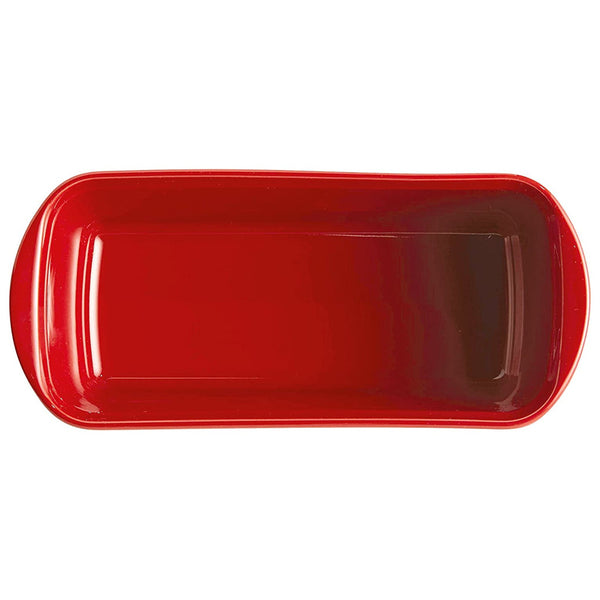 Molde cerámico rectangular, Rojo