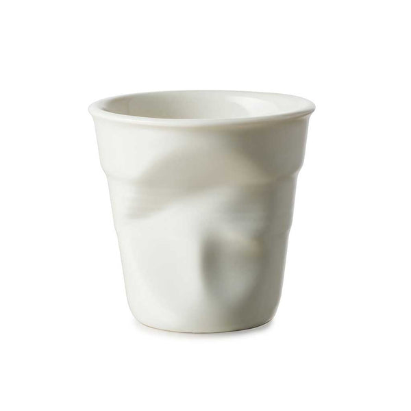 Taza espresso de porcelana 80 ml Revol - Blanco Shell