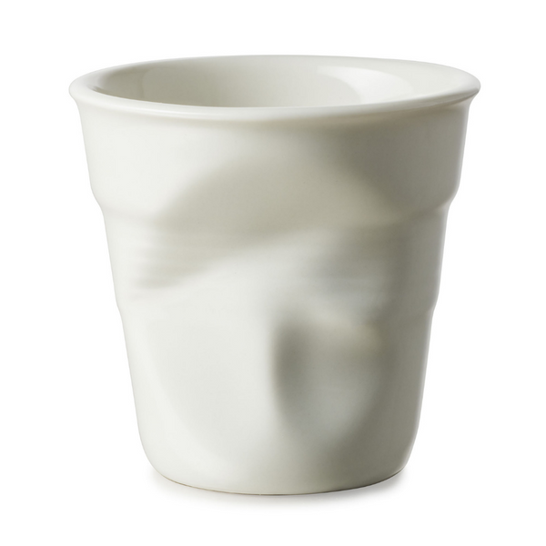 Taza capuccino de porcelana 180ml Revol - Blanco Shell